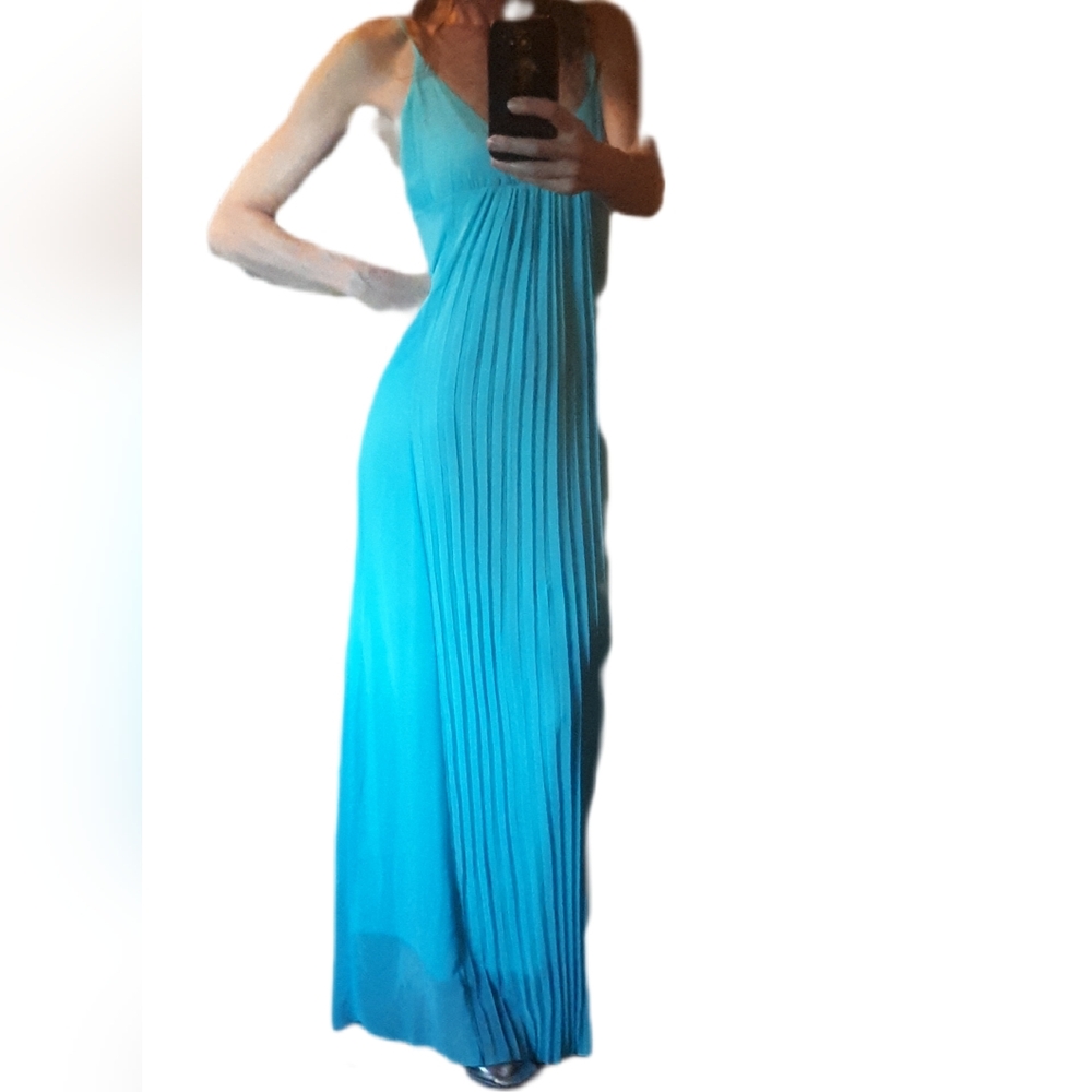 Elegant Blue Maxi Dress